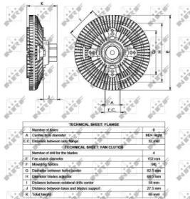 WILMINK GROUP wg1720923 -  Сцепление, вентилятор радиатора